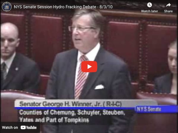NYS Senate Session Hydro Fracking Debate - 8/3/10