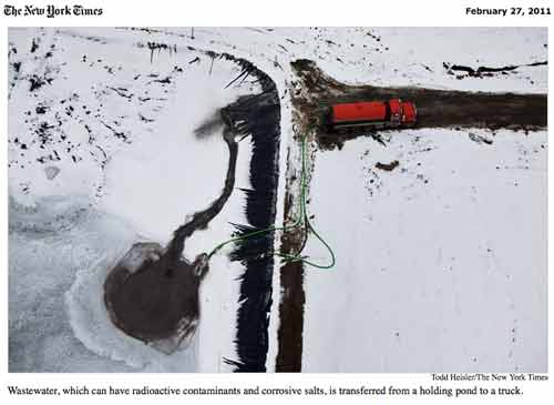 Regulation Is Lax for Water From Gas Wells